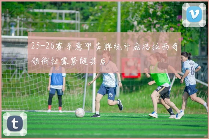 25-26赛季意甲黄牌统计庞格拉西奇领衔拉蒙紧随其后